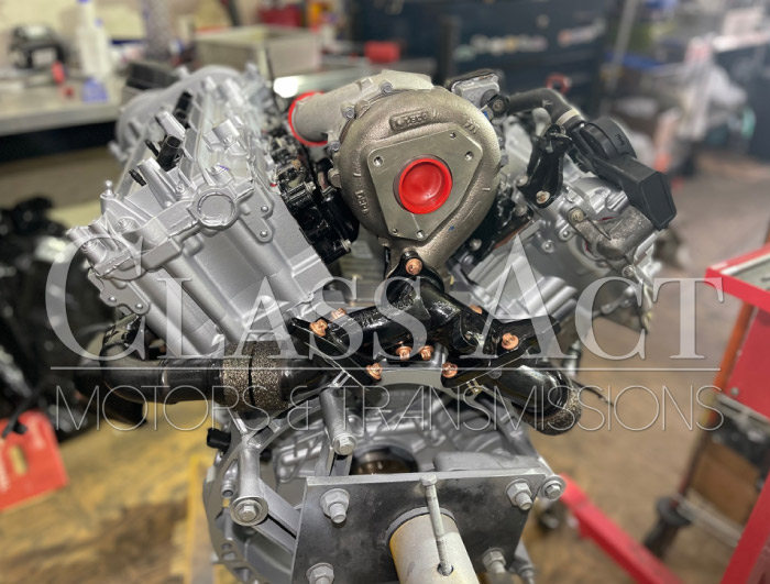 Class Act Motors Upgraded Longblock with Upgraded Charge Air & Upgraded Intake Manifold Set - rear side image